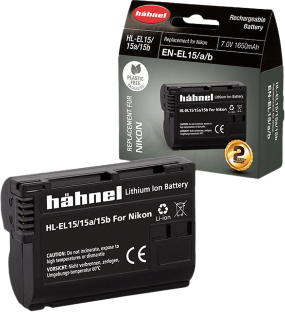Hähnel HL-EL15c Akku für Nikon in Schwarz - Bild 1