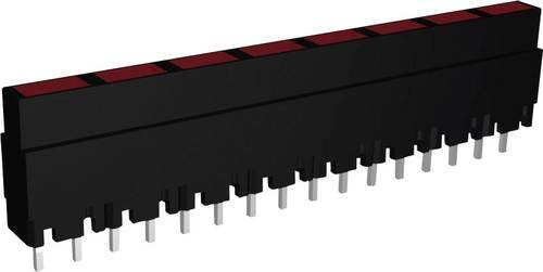 Signal Construct ZALS 080 LED-Reihe 8fach Rot Strip Connector L x B x H: 40,8 x 3,7 x 9 mm - Bild 1