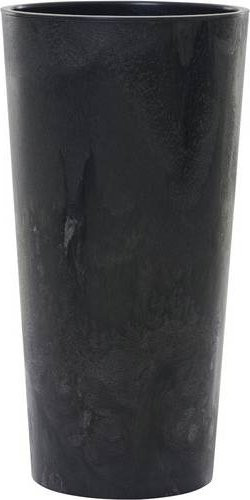 Siena Garden Pflanzgefäß Locon Stone in Schwarz mit Beton-Optik aus Polypropylen - Bild 1