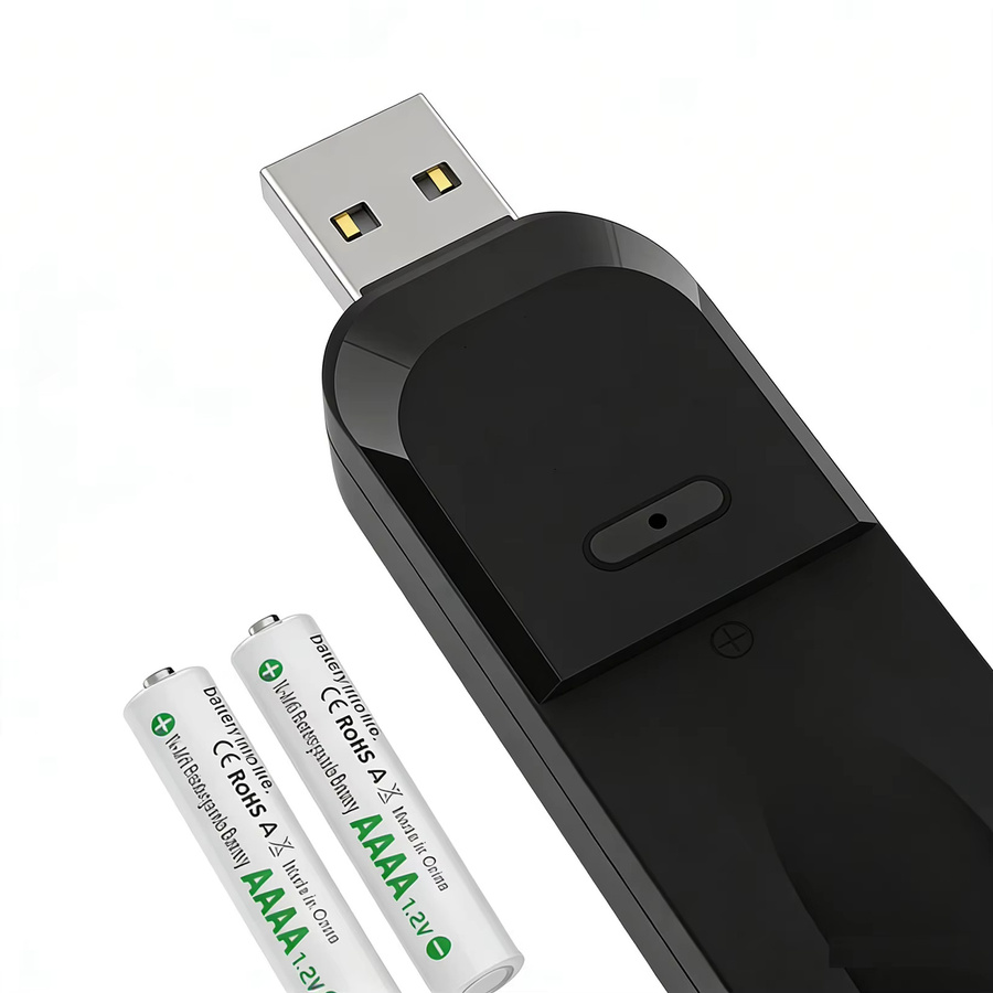 SHSEJA Wiederaufladbare AAAA-Batterie 1,2 V in Grau mit AA AAA AAA Ladegerät für Bluetooth Stylus BT2040 - Bild 4