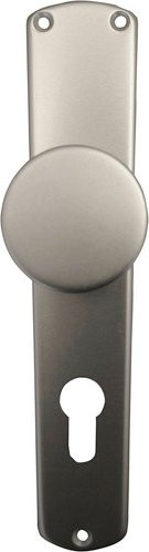ALPERTEC Langschild-Garnitur Phil aus Aluminium in Silber matt - Bild 1