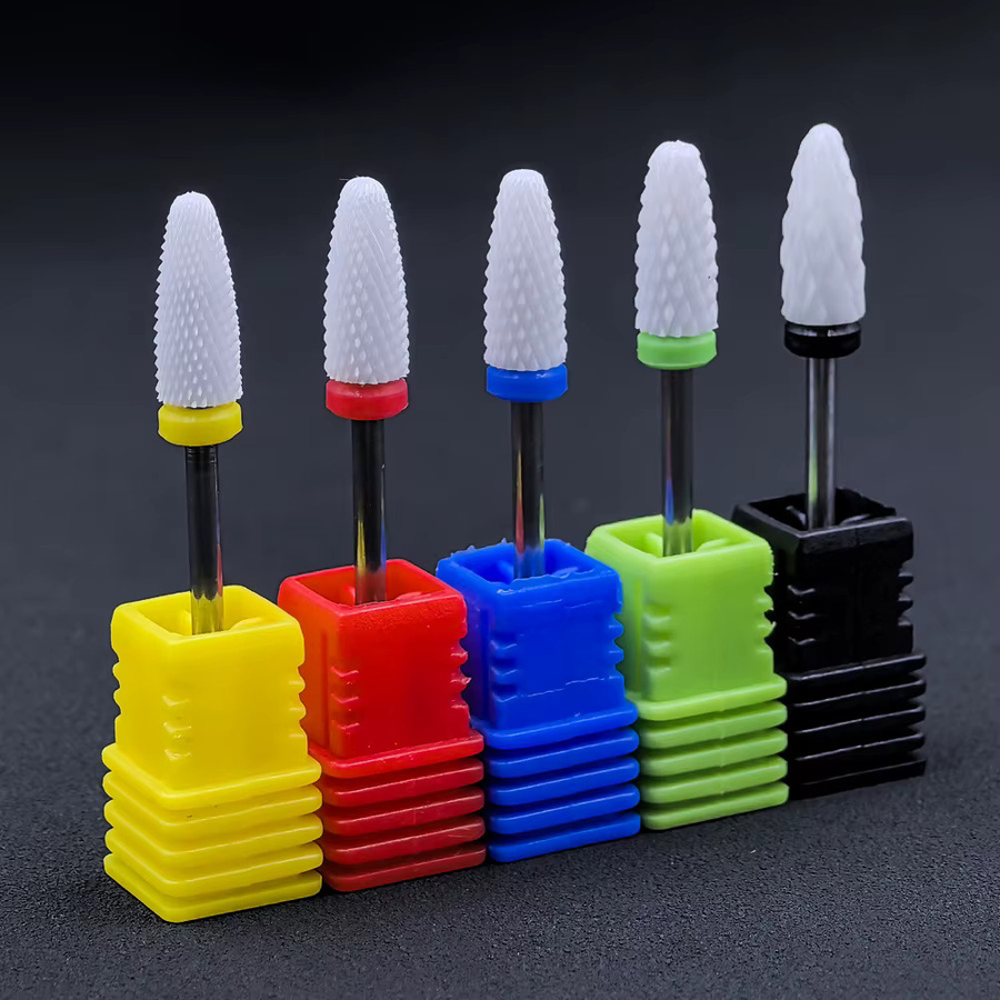 NotNoot Nagelbohrer-Set aus Keramik, 5-teilig, 3/32 - Bild 2