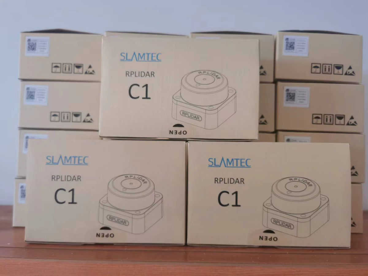 Slamtec RPLIDAR C1 Lidar Sensor in Schwarz mit 12m Reichweite und 360 Grad Scanning für Roboter Positionierung, Kartierung, Navigation und Hindernisvermeidung - Bild 4