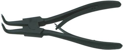 C.K Seegeringzange T3713 für Außenringe 40-100mm mit 90° abgewinkelter Spitzenform in Schwarz - Bild 1