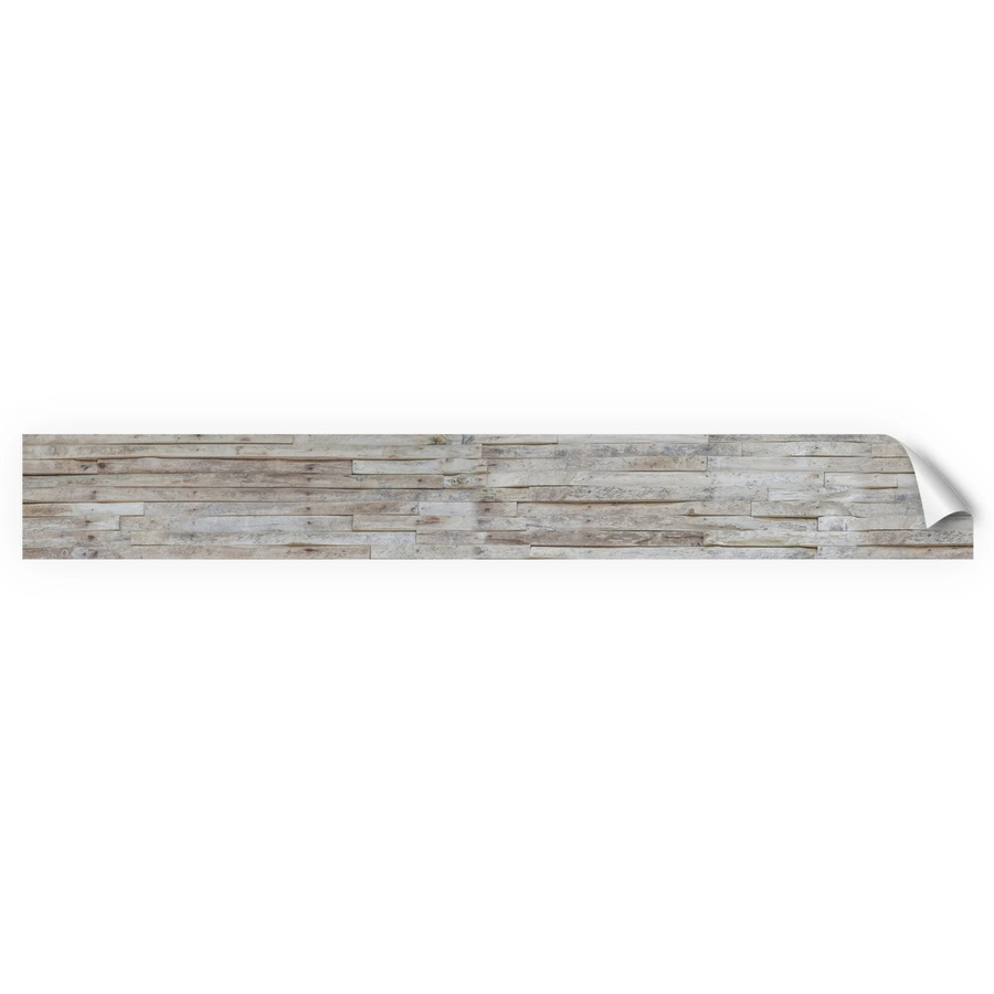Myspotti Küchenrückwandfolie Wood Planks in Holzoptik, Farbe: Weiß, B: 60 cm, L: 450 cm - Bild 2