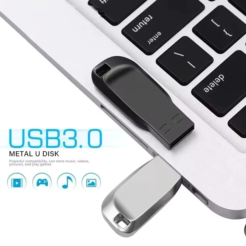 OnePlus USB 3.0 Hochgeschwindigkeits-USB-Stick aus Metall in Silber mit 8 GB Speicherplatz - Bild 3