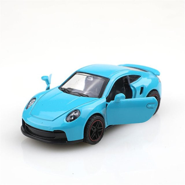 Linyi toy car Sportwagen-Modell, Metall, Blau - Bild 1