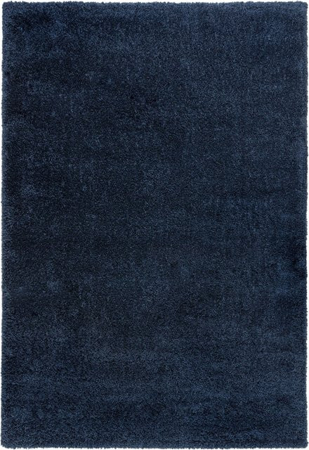 Teppich LYNE von Kadima Design in Blau, Shaggy, B: 120 cm, T: 170 cm - Bild 1