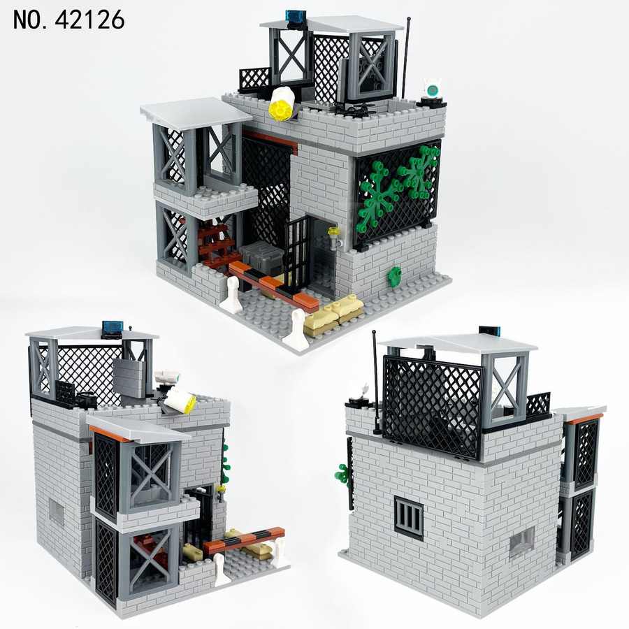 Bai Fen Bai dolls and toys MOC Stadt Militärischer Wachturm, Bausteine, ab 14 Jahre - Bild 2