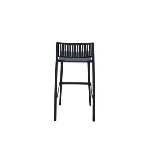 Siena Garden Barstuhl Lane in Anthrazit mit Streifenmuster, B/T/H: 56,5 x 75,5 x 113,5 cm - Bild 2