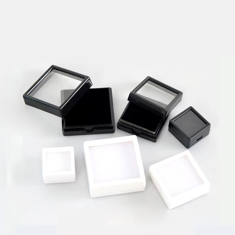 WILLJANE Display Box Kunststoff, Schmuck Organizer, 10 Stück - Bild 1