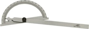 Helios Preisser Gradmesser mit Feststellschraube aus Edelstahl in Silber, B/H: 80 x 120 mm - Bild 1