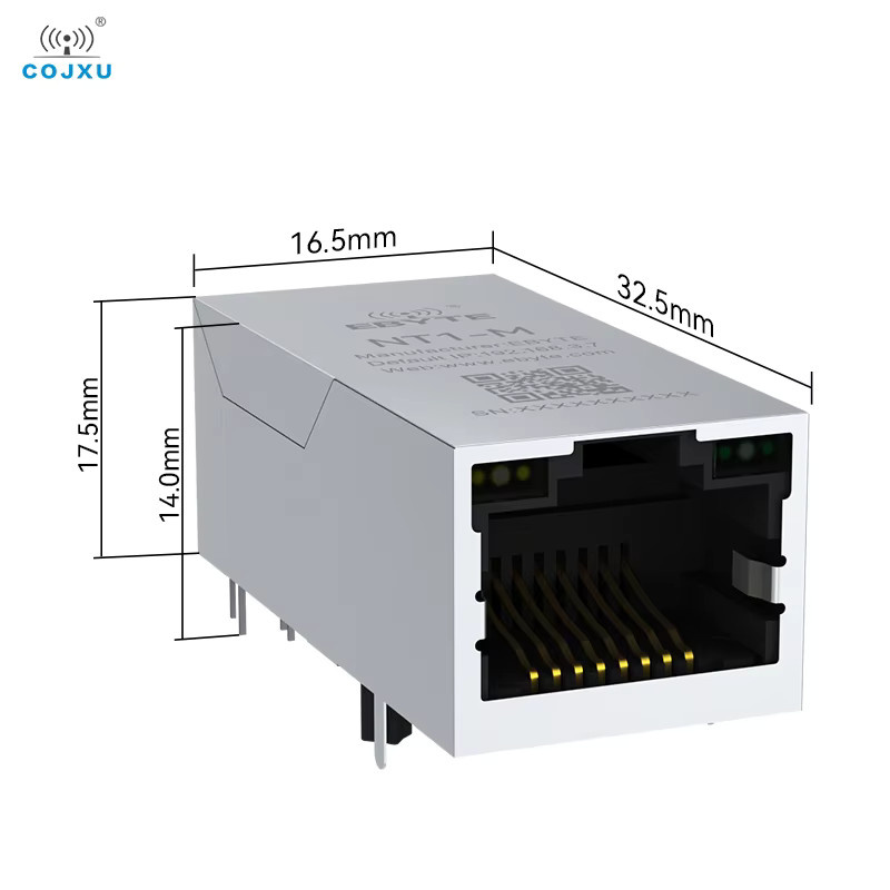 COJXU TTL Seriell-zu-Ethernet-Netzwerkmodul NE2-T1M NT1-M Modbus Gateway für TCP zu RTU IoT MQTT Kommunikation via RJ45 - Bild 2