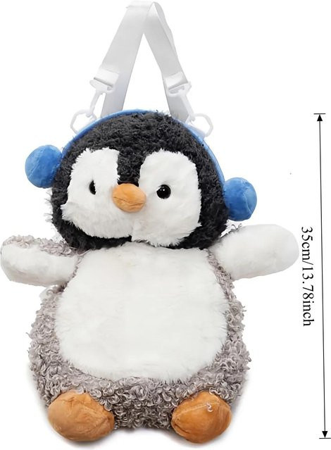 Fashnics Pinguin Plüsch Umhängetasche Plüschtier - Bild 1