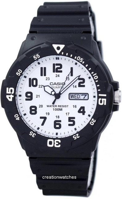Casio Armbanduhr, Quarz, Kunststoff, Weiß, Herren - Bild 1