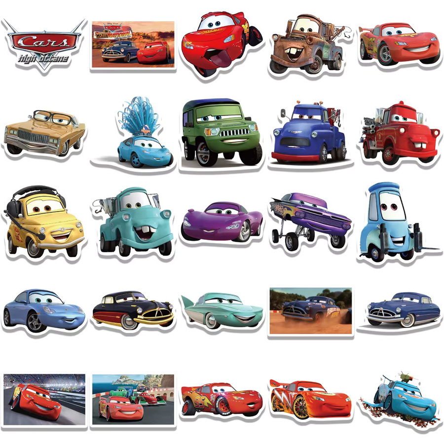 Disney Cars Lightning McQueen Aufkleber, 10-teiliges Set - Bild 4