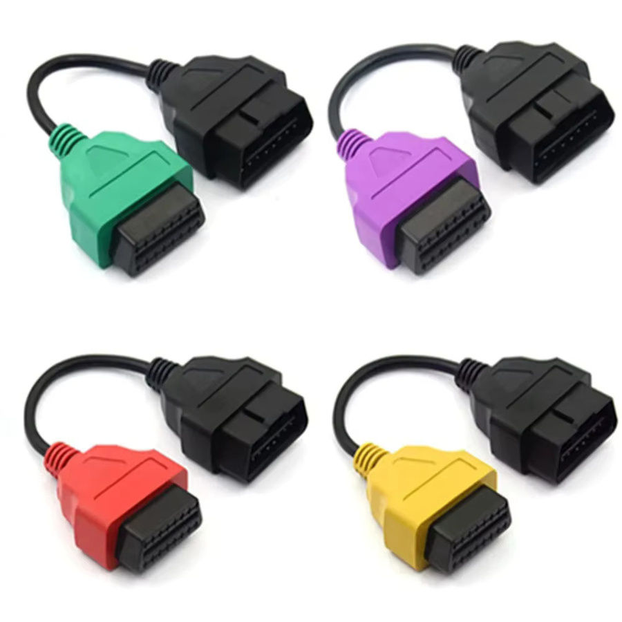 Aermotor OBD2 Diagnosekabel für Fiat ECU Scan Adapter in Blau und Multicolour - Bild 2