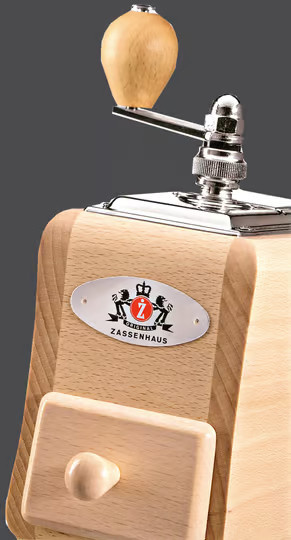 Zassenhaus Kaffeemühle Santiago in Natur Braun - Bild 2