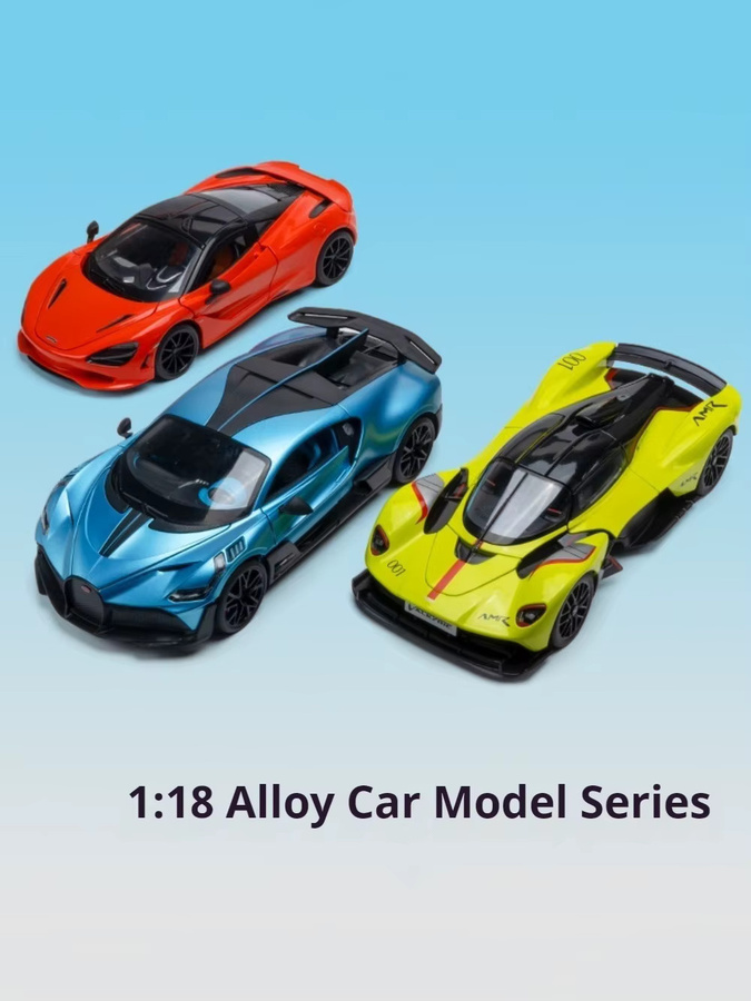 MAKEDA DIVO 750S Walküre, Modell Sportwagen, 1:18, Metall, Grün - Bild 4