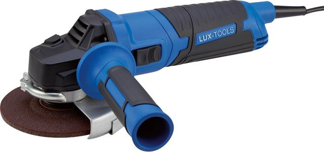 LUX-TOOLS Elektro-Winkelschleifer E-WS-750/125 in Blau mit 750 W und 125 mm Scheibendurchmesser - Bild 1