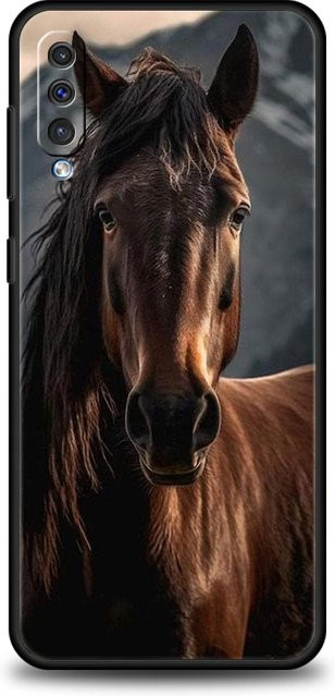 Handyhülle mit Pferde-Motiv in Braun für Samsung Galaxy A-Serie (A56, A36, A26, A24, A12, A14, A16, A50, A70, A20E, A22, A40, A34, A54, A42, A52 5G, A04s, A06) - Bild 1