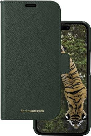 dbramante1928 New York Folio Etui für iPhone 15 Pro in Grün mit 3 Kartentaschen - Bild 1