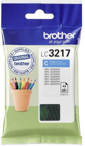 Original Brother Tintenpatrone LC-3217C Cyan für Inkjet-Drucker - Bild 1