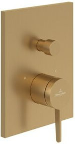 Villeroy & Boch Fertigmontageset Conum UP-EHM-Wanne in Gold gebürstet - Bild 1