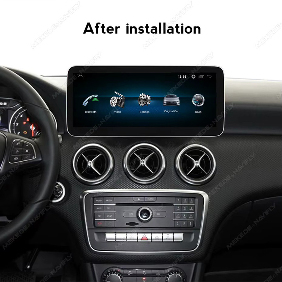 MEKEDE Carplay Wireless Android Auto Autoradio mit 10,25 Zoll HD Touchscreen für Mercedes-Benz A, CLA, GLA und G-Klasse (W176, W118, C117, W463) in Schwarz - Bild 2