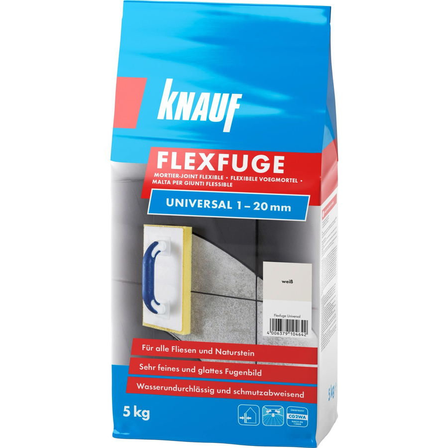 Knauf Flexfuge Universal Fugenmörtel Weiß 5 kg - Bild 2