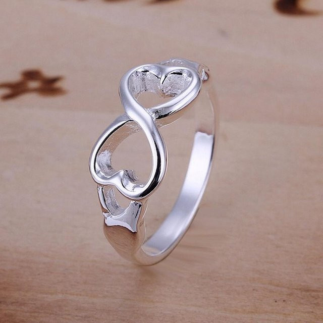 Wucifang Jewelry Ring, Silber, Herz, Damen - Bild 1