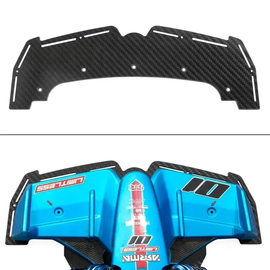 ARRMA Kohlefaser-Frontstoßstange, Chassis-Unterfahrschutz, 1/7 ARRMA LIMITLESS F1 Auto - Bild 2
