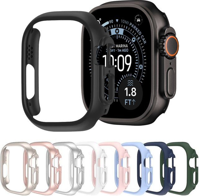 RMUTANE Schutzhülle für Apple Watch Ultra, PC, transparent, multicolor - Bild 1