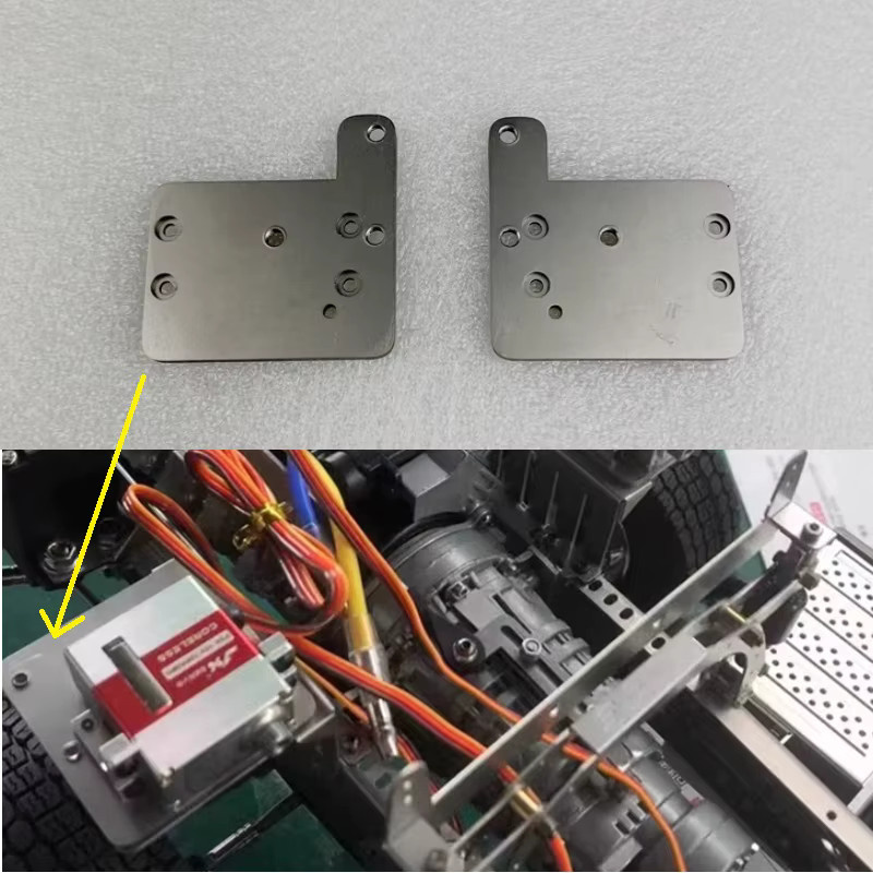 Scaleclub Adapter für Tamiya Rahmen Chassis Aufhängung Servo Montagehalterung, Zubehör - Bild 2