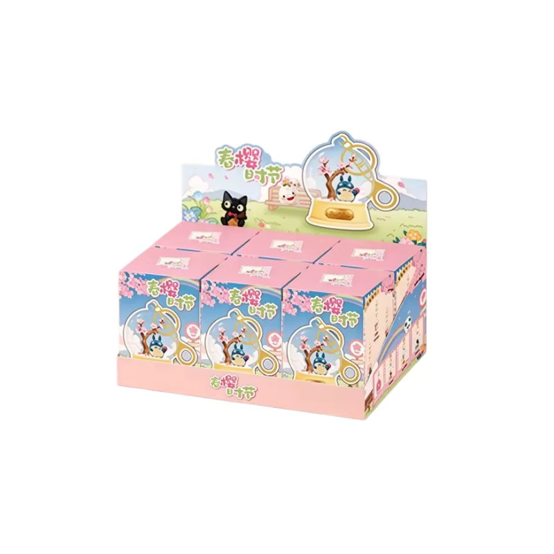 Bandai Hayao Miyazaki Frühlings-Kirschblüten-Blindbox, Kristallkugel Anime Klassische Figur Puppe, Einzelfigur, Bunt / Mehrfarbig - Bild 2