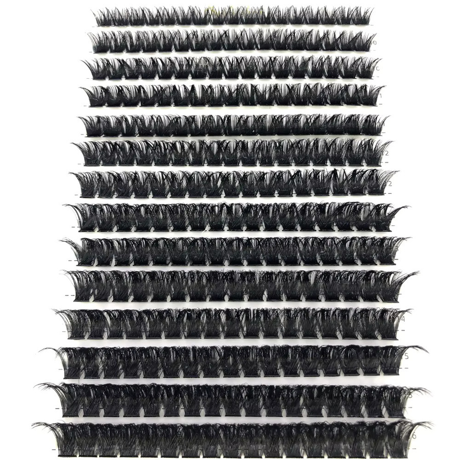 HBZGTLAD Einzelne Wimpern, Black, Natürlich, Unisex - Bild 2
