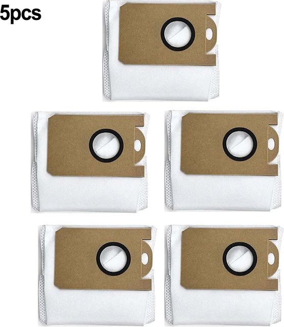 5er Set Staubbeutel für HONITURE Q6 Pro und Q5 Saugroboter in Weiß von VIBRATITE - Bild 1