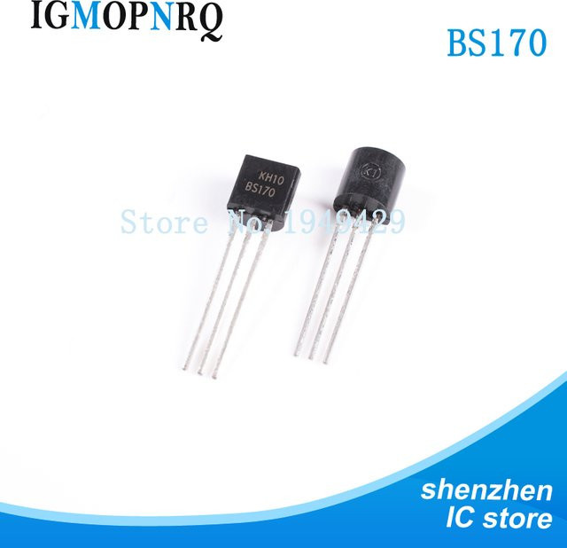 10er Set BS170 BIS-92 N-Kanal MOSFET in Schwarz - Bild 1