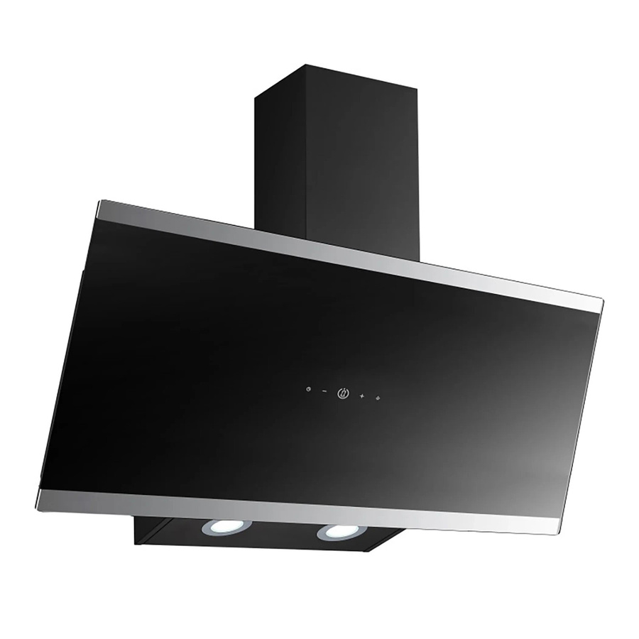 PKM Dunstabzugshaube S33-90A+BTH Kopffreihaube in Schwarz mit Touch-Control und LED-Display, Breite: 90 cm - Bild 2