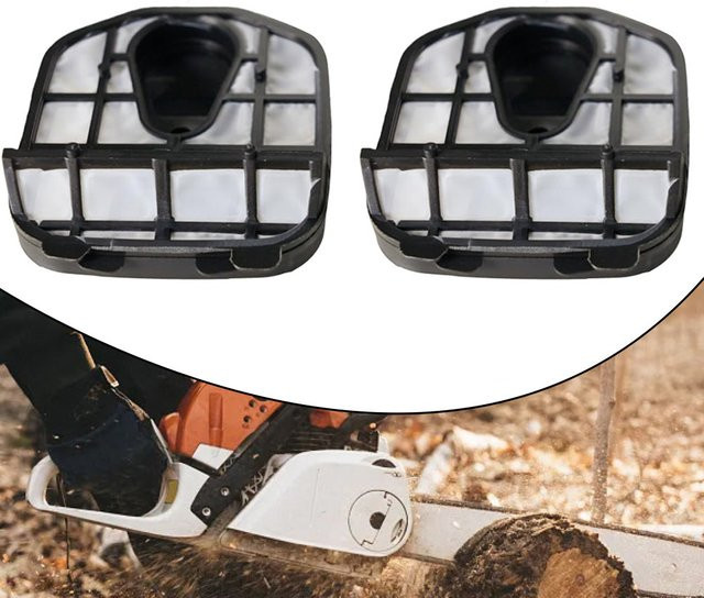2er-Pack Luftfilter für Echo Kettensägen CS-490 CS-4910 CS-500P CS-501P, Ersatzteil A226001090 90174Y, Weiß - Bild 1
