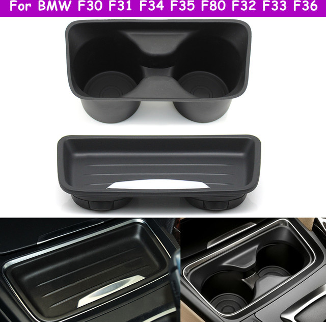 TNAI Becherhalter Abdeckung für BMW F30 F31 F34 F35 F80 F32 F33 F36 F82 in Schwarz - Bild 1