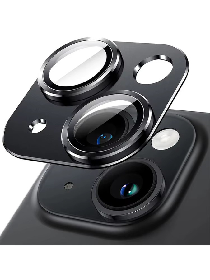 Metall Kamera Schutz für iPhone 16 Pro Max, 16 Pro, 16, 15 Pro Max und 14 Plus in Purple mit gehärtetem Glas und Legierung - Bild 5