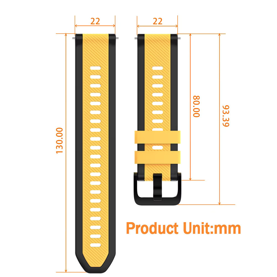Suunto Uhrenarmband Silikon, 22 mm, Unisex - Bild 2