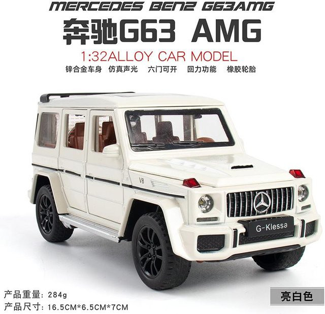 Linyi toy car Mercedes Benz G63 Amg W463 Off Road Suv, Automodell, 1:32, ab 14 Jahren - Bild 1