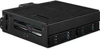 ICY DOCK ToughArmor MB105VP-B Wechselrahmen für NVMe PCIe SSDs in den Formaten U.2 und U.3, Schwarz - Bild 1