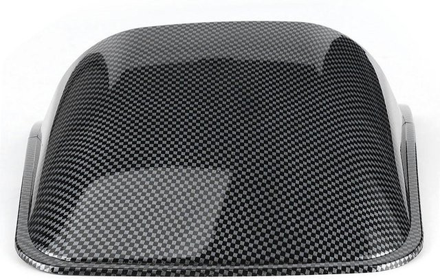 CosyHome Universal 2in Armaturenbrett-Halterung mit Doppelbohrung im Kohlefaser-Design, Schwarz - Bild 1