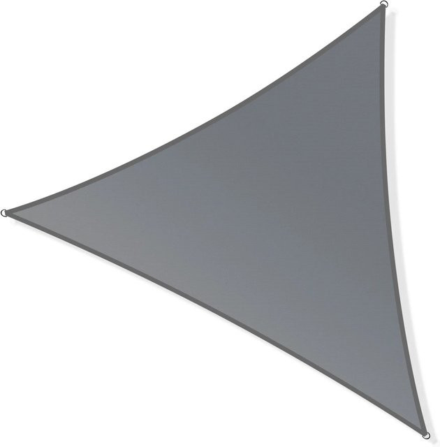 Toboli Sonnensegel Dreieck in Betongrau mit UV-Schutz aus PE, B/T/H: 360 x 360 x 510 cm - Bild 1