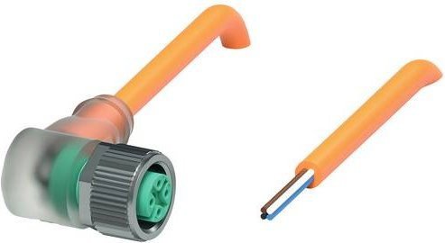 Pepperl+Fuchs 233461 Sensor-Aktor-Steckverbinder konfektioniert in Orange mit 4 Polen und 3 m Kabellänge - Bild 1