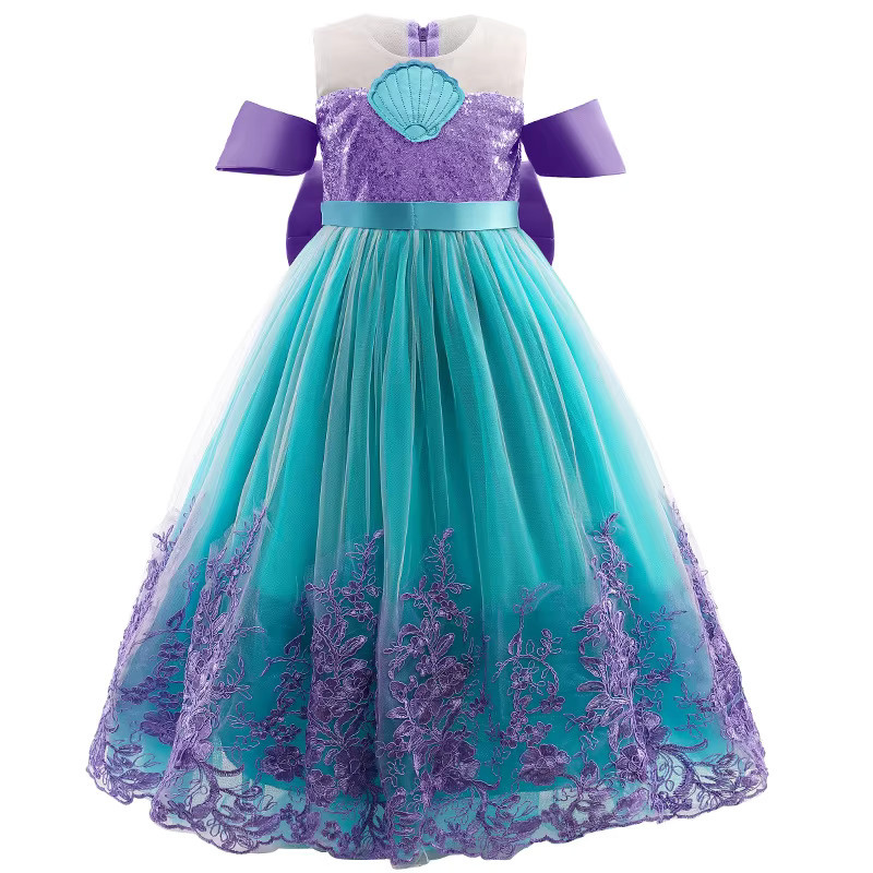 keaiyouhuo Meerjungfrau Kostüm, Prinzessin, Lila, Kleid - Bild 3