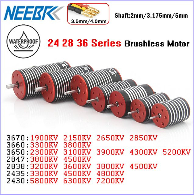 NEEBRC Wasserdichter bürstenloser Motor für RC Car Racing Off-Road - Bild 1